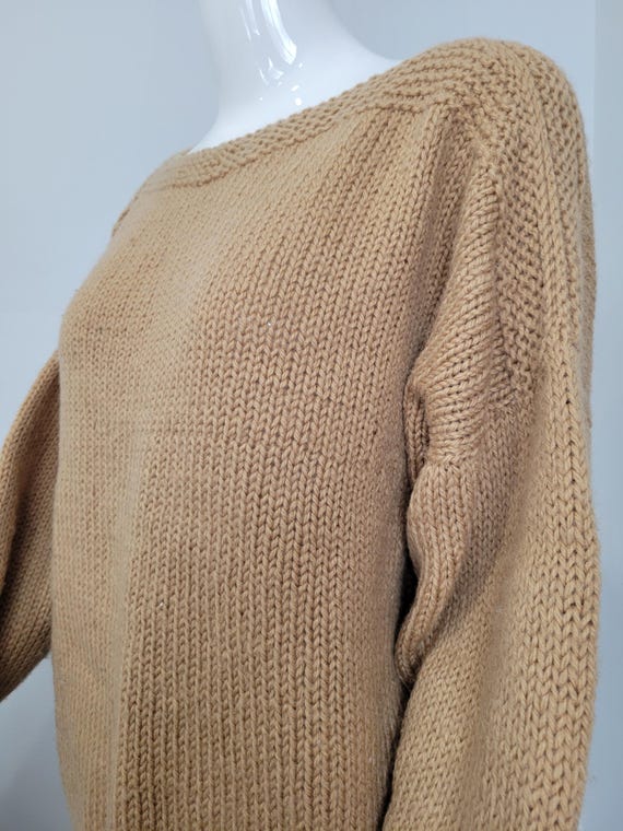 Vintage Long Sleeve Patterned Pullover Sweater / … - image 2