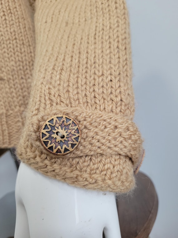 Vintage Long Sleeve Patterned Pullover Sweater / … - image 6