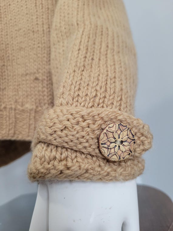 Vintage Long Sleeve Patterned Pullover Sweater / … - image 7