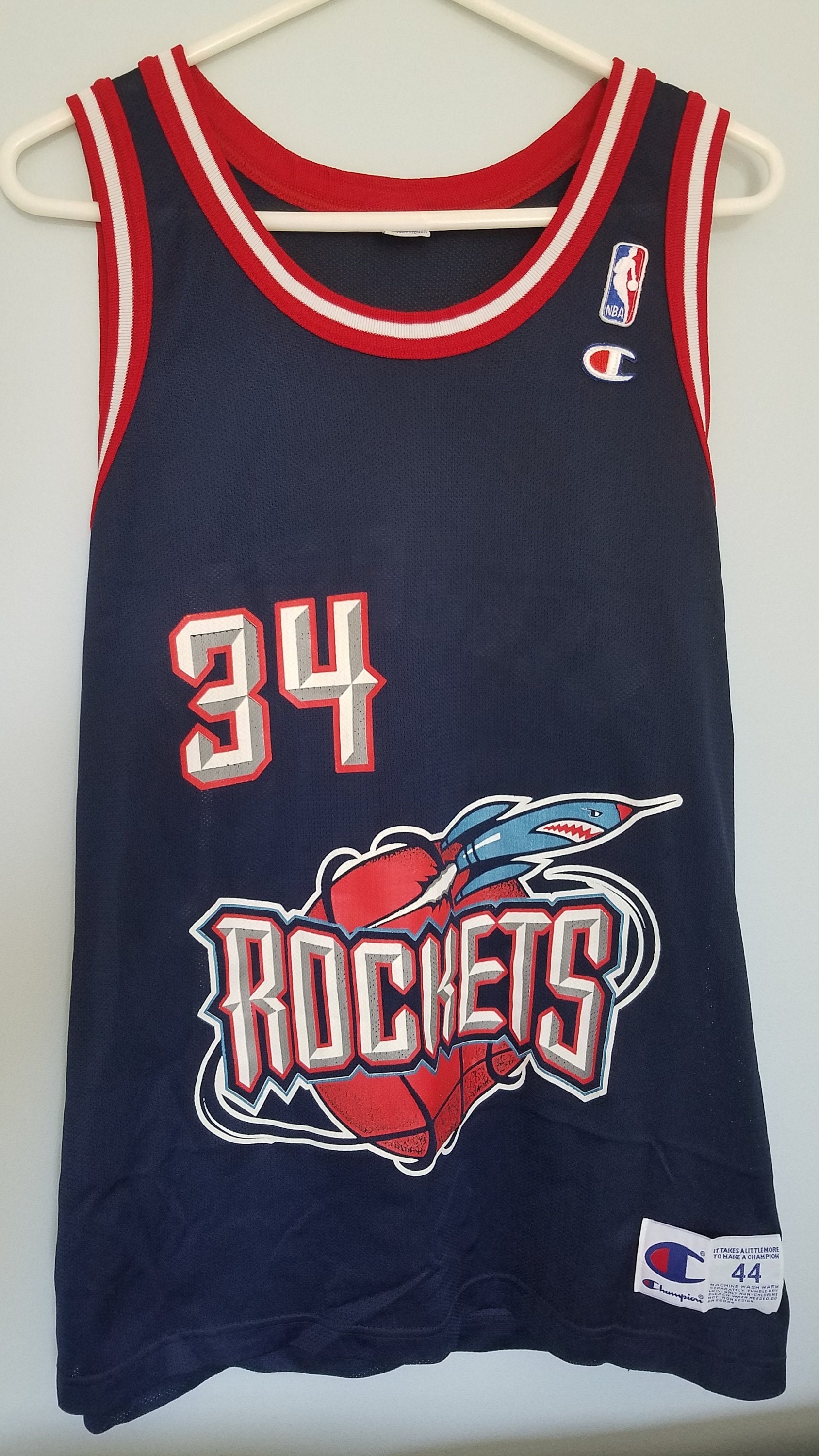 Hakeem Olajuwon #34 Toronto Raptors Black Reload Jersey - Jersey NBA / S /  Custom