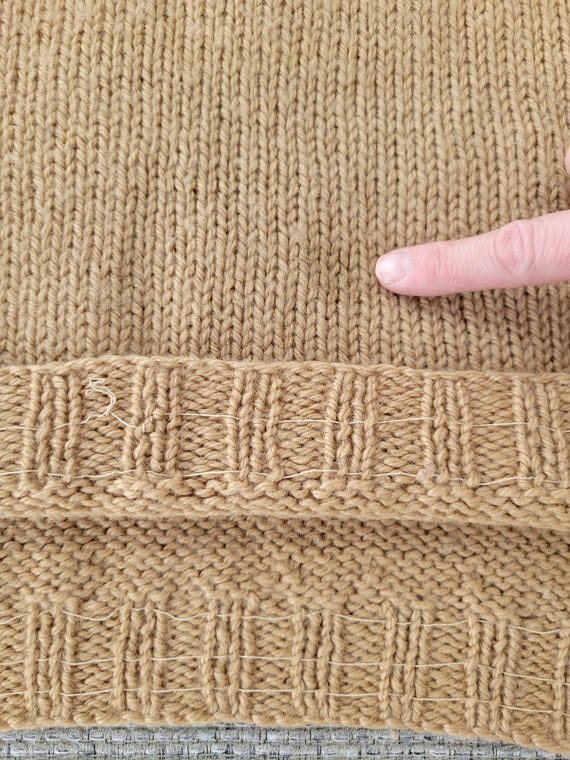 Vintage Long Sleeve Patterned Pullover Sweater / … - image 20