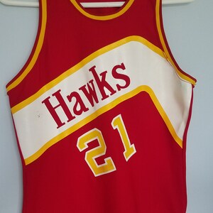 Atlanta Hawks Hawks 21 nba basketball swingman retro jersey black gold  limited edition shirt