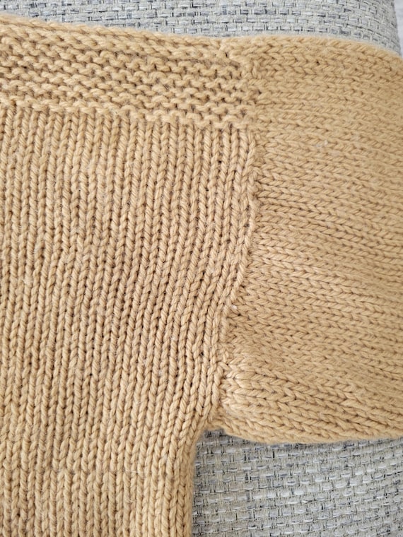 Vintage Long Sleeve Patterned Pullover Sweater / … - image 10