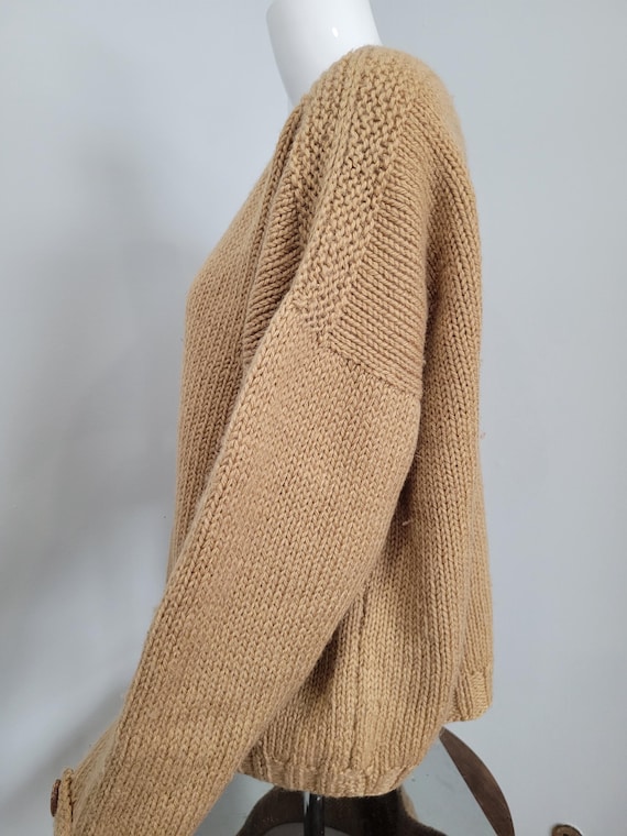 Vintage Long Sleeve Patterned Pullover Sweater / … - image 3