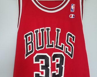 NBA Chicago Bulls Basketball Champion Jersey #33 Pippen size Medium adult