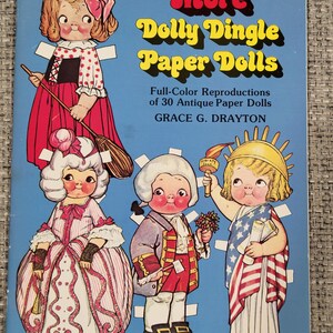 SIE WÄHLEN Vintage Papierpuppen Bücher & Sets • Die Schöne und das Biest 1991 • Dolly Dingle • Tom Tierney • Lettie Lane • Peck-Gandre Kollektion Dolly Dingle Book