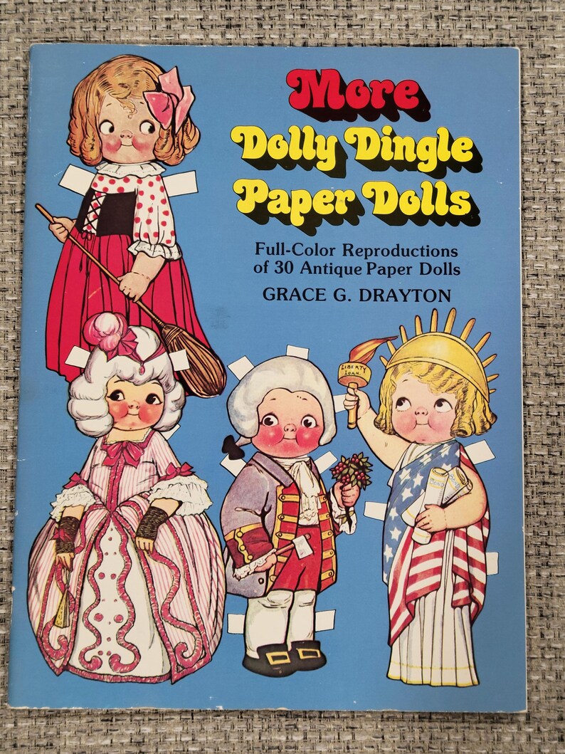 SIE WÄHLEN Vintage Papierpuppen Bücher & Sets • Die Schöne und das Biest 1991 • Dolly Dingle • Tom Tierney • Lettie Lane • Peck-Gandre Kollektion Dolly Dingle Book