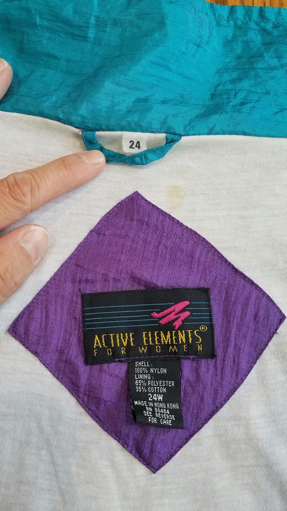 Vintage 80s 90s Active Elements Jogging Suit 2 Pi… - image 10