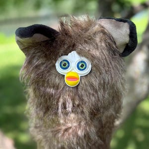 Long Furby XL - 3 Feet long, very thick, plush long furby with ears, extra cursed