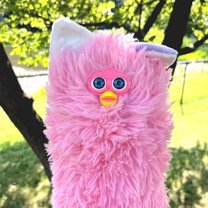 Long Furby XL - 3 Feet long, very thick, plush long furby with ears, extra cursed