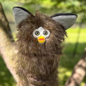 Long Furby XL - 3 Feet long, very thick, plush long furby with ears, extra cursed