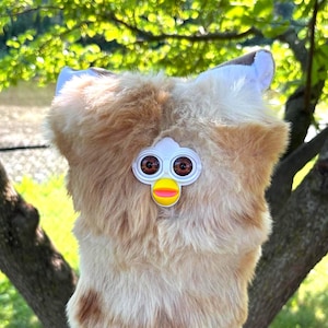 Long Furby XL - 3 Feet long, extra thick, plush long furby with ears, extra cursed