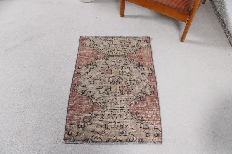 Turkish Rug, 2x4 Small Rugs, Vintage Rug, Antique Rugs, Rugs for