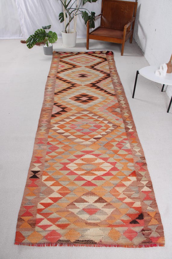 トルコ キリム ヴィンテージ 幾何学模様 ラグ 1616 幾何学模様 ヴィンテージキリムラグ | REFACTORY antiques