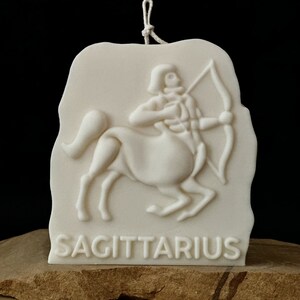 Sagittarius Soy Candle, Zodiac Sign, Sternzeichen Schütze,sculptural candles,Kerzen,decorative candle,gift ideas, candle in a box,home decor