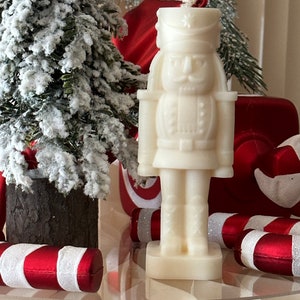 Christmas Nutcracker, Weihnachtsnussknacker,Soy Candle Nutcracker, Kerze,Christmas Decoration, Home Decoration,Christmas gift