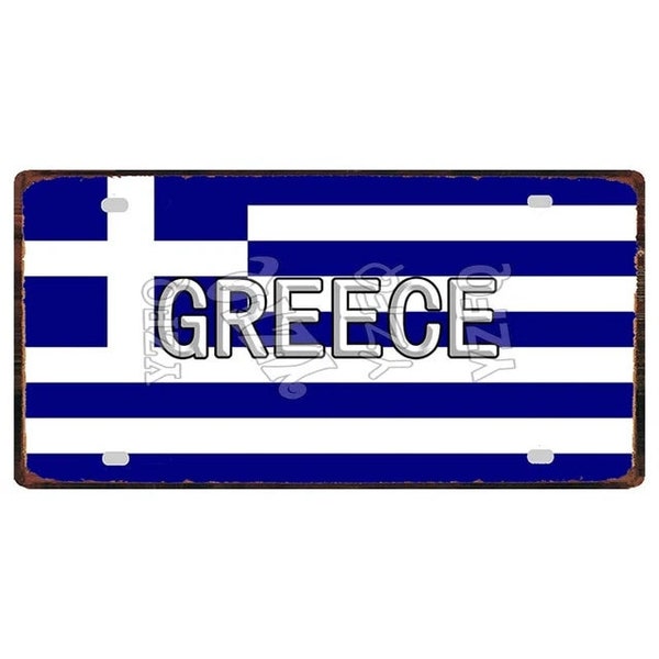 Greece Kennzeichen USA Car Number Plate