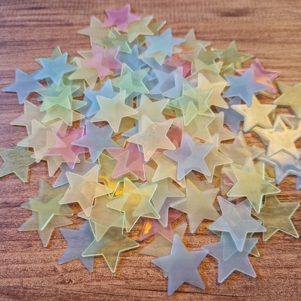 100 Sterne Aufkleber Glow in the Dark Stars