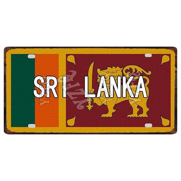 Sri Lanka Kennzeichen USA Car Number Plate