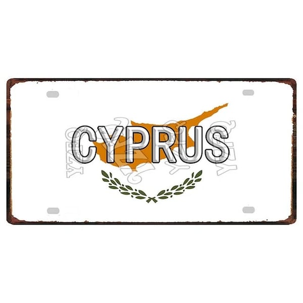 Cyprus Kennzeichen USA Car Number Plate