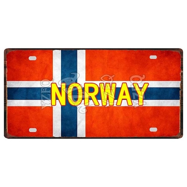 Norway Kennzeichen USA Car Number Plate