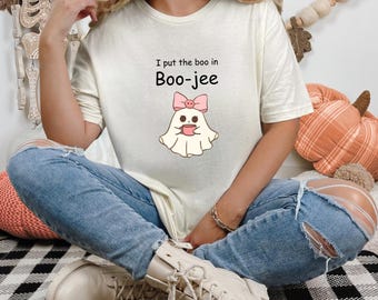 Boojee ghost | boo in boojee | boujee Halloween | boojee shirt | boojee sweatshirt | boo ghost shirt | I put the boo | gift for her |