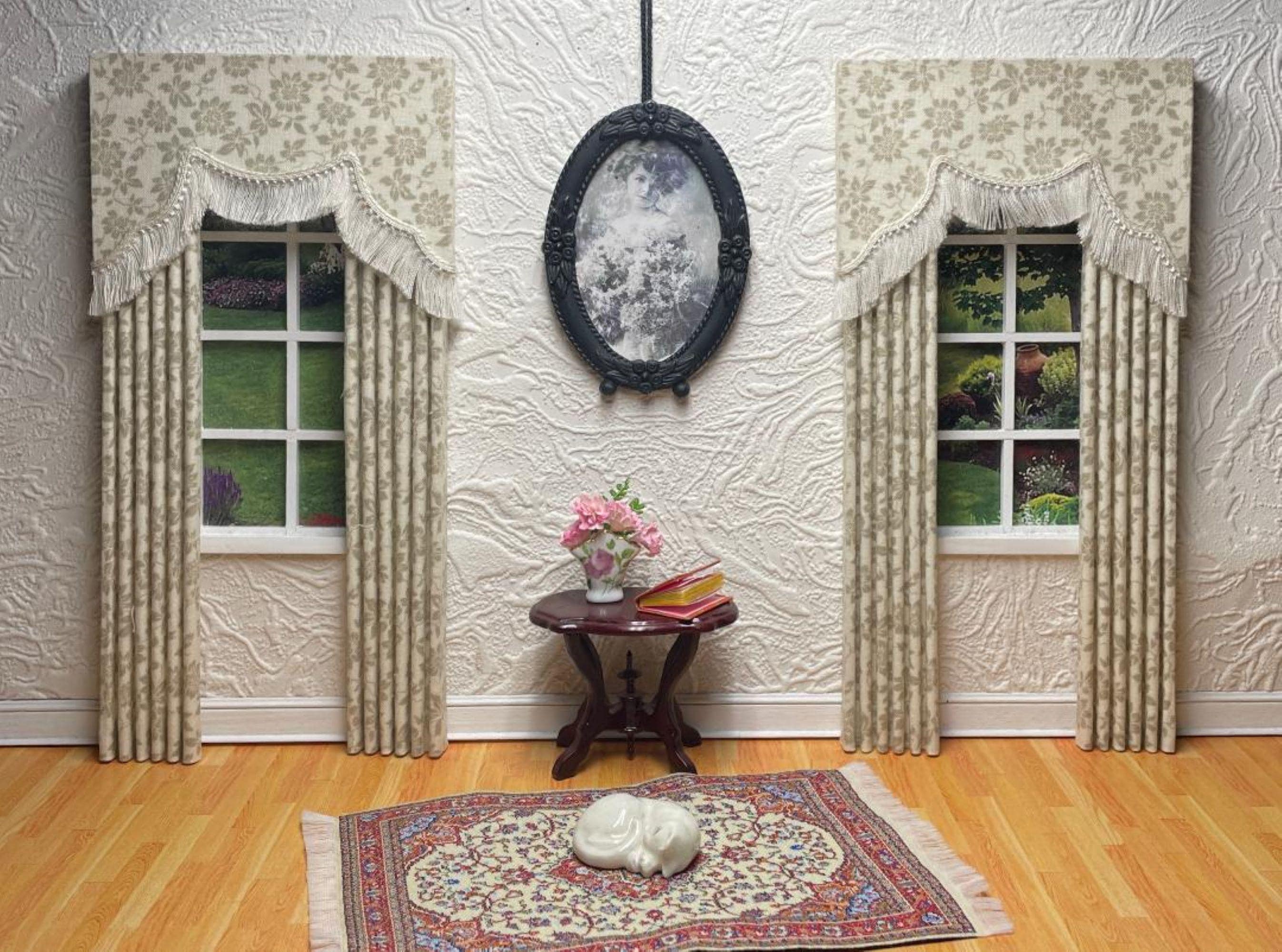 Victorian curtains - Etsy 日本