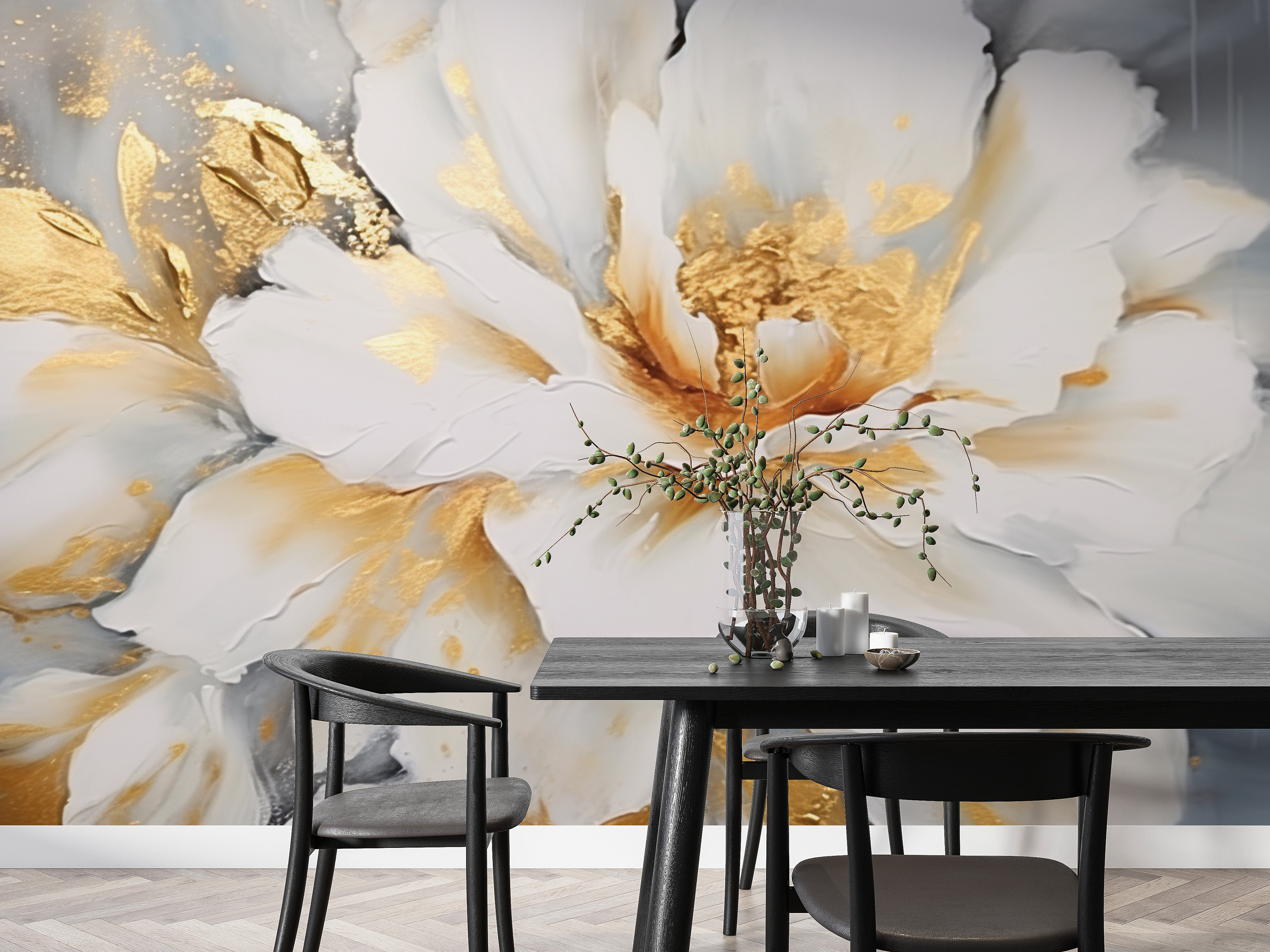 Peony Wallpaper Peel and Stick, Flower Pattern Mural, Floral Wallpaper ...