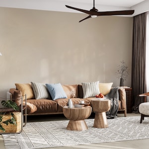 Murale minimalista beige limewash / Arte da parete con texture beige morbido / Carta da parati autoadesiva / Adatto agli affittuari / Senza PVC