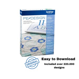 PE DESIGN 11, Pe Design 11 Sewing Embroidery Software, - 220.000+ Embroidery Designs