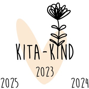 KITA Child Flower - plotter and laser file in svg, png, dxf