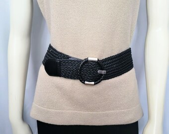 Vintage Streets Ahead Braided Black Leather & Silver Chain  display picture 3