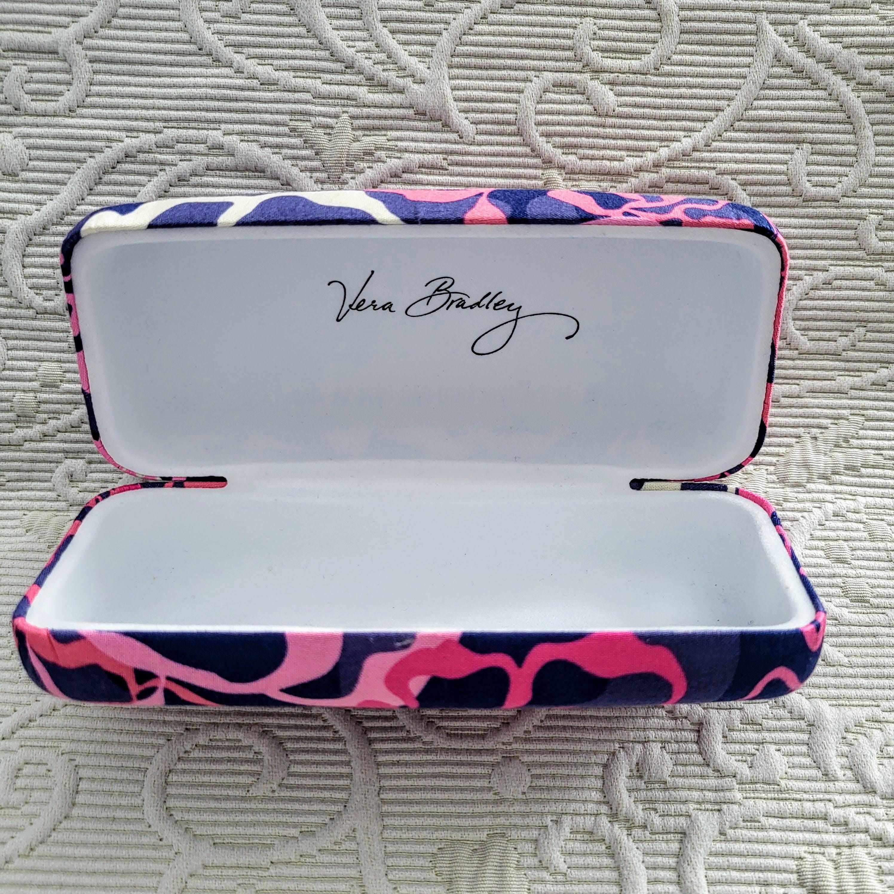 Vera bradley‎  sunglasses  and case new Vera Bradley Clamshell Readers Eyeglass Case, Black Bandana  main image 2