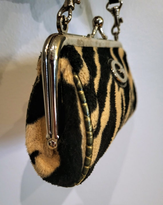 GUEES Zebra Print Mini Hand Bag/Vintage Designer … - image 6