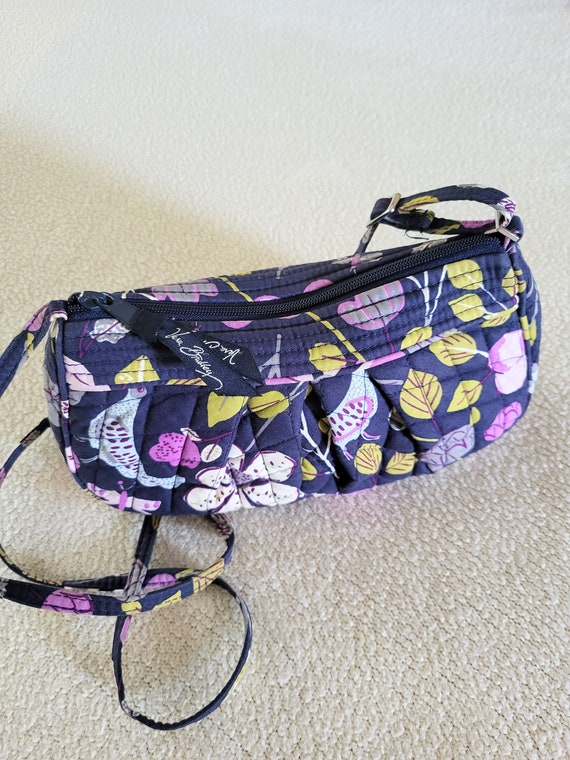 VERA BRADLEY Signature Cotton Quilted Bag/navy Pink  display picture 3
