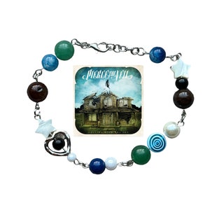 ptv piece the veil collide with the sky album themed glass bead bracelet emo aesthetic cute jewelry