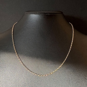 Vintage 9ct gold belcher chain