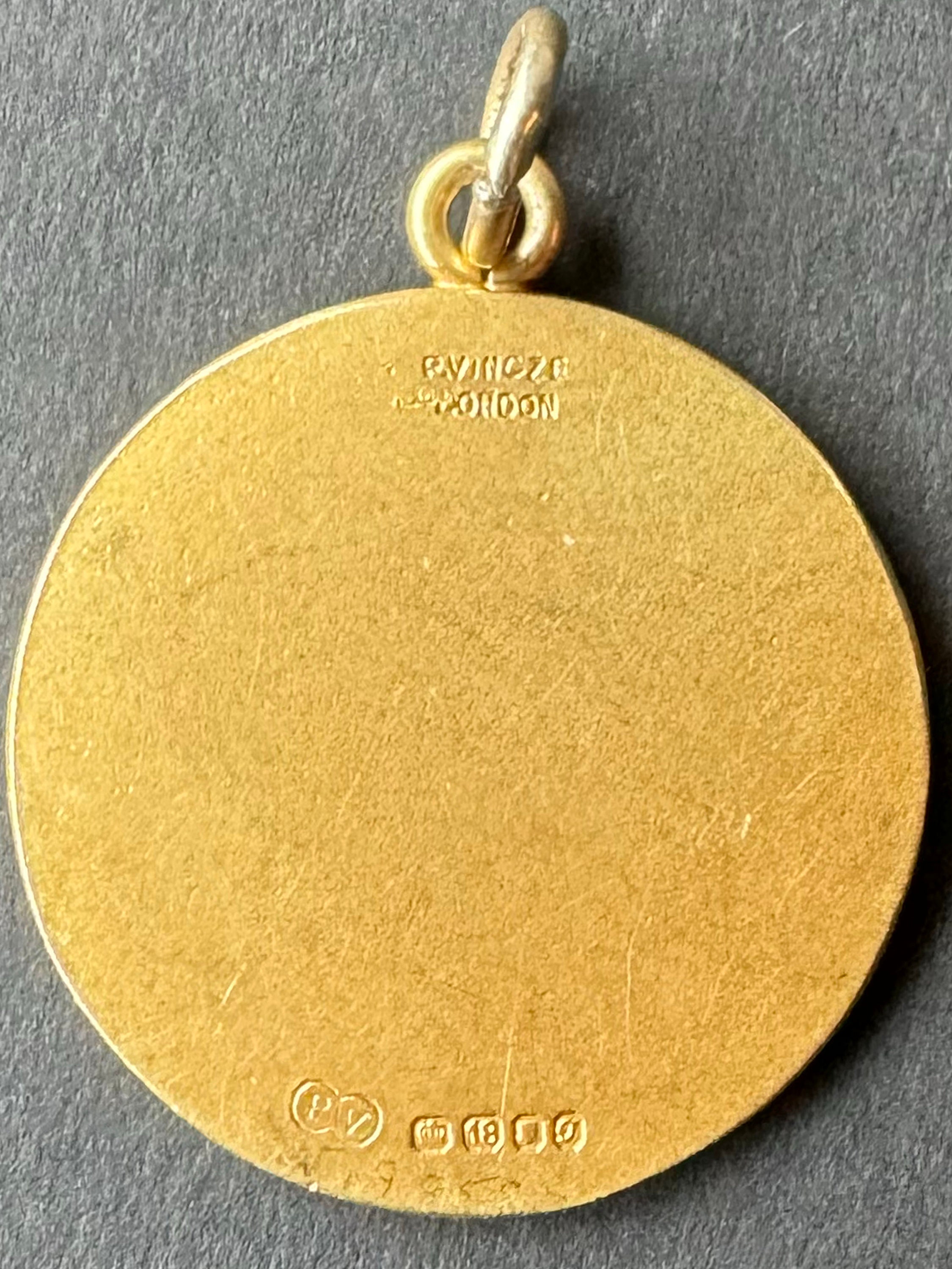 Rare Vintage Paul Vincze 18ct Gemini Pendant, Zodiac Medallion Etsy UK