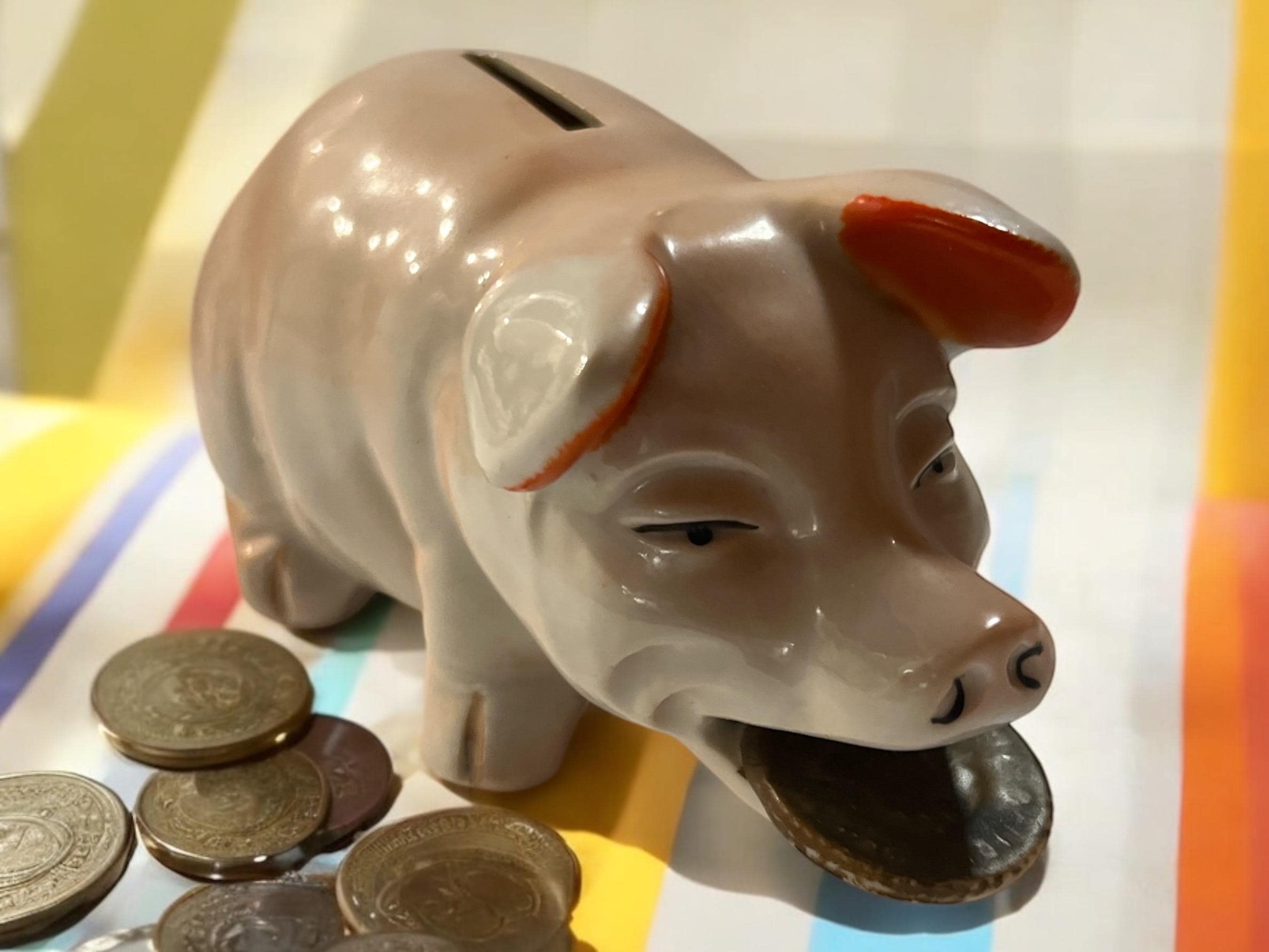 Vintage Piggy Bank Japan - Etsy