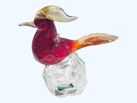 Murano Glass Bird Archimede Seguso ムラーノ ARCHIMEDE SEGUSO. MURANO GLASS BIRD. Glass - Other - Auctionet