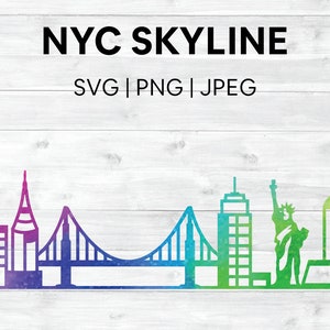 Design do horizonte da cidade de Nova York | Horizonte da cidade SVG, PNG, JPEG