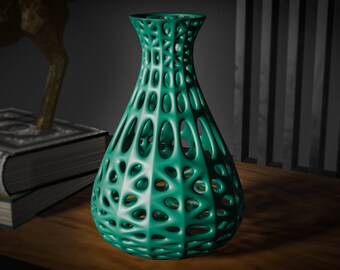 Modern Vase Decor (STL File - Not A Physical Item)