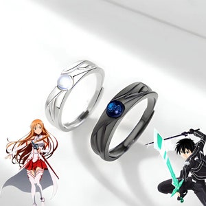 SAO Sword Adjustable Couple Anime Ring - Anime Jewelry Gift