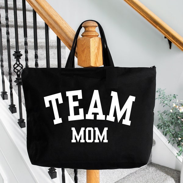 Team Mom Tote Bag, Team Mom Gift Bag, Mother Day Gift Bag, Team Mama Gift Bag, Gift Bag for Mama, Sport Mama Gift Bag, Gift Bag for Mom