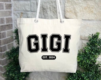 Gigi Est 2024 Gift Bag, Personalized Gigi Gift Bag, Best Gigi Ever Gift Bag, Gifts For Gigi, Custom Birthday Gigi Gift Bag, Grammy Gift Bag