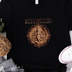 Khmer T Shirt, Asian T Shirt, Cambodian T Shirt, Cambo T Shirt, Apsara T Shirt, Cute T Shirt, Angkor Wat T Shirt