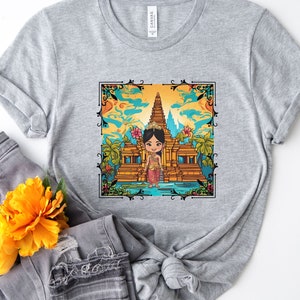 Asian T Shirt, Cambodian T Shirt, Khmer T Shirt, Cambo T Shirt, Apsara T Shirt, Cute T Shirt, Angkor Wat T Shirt