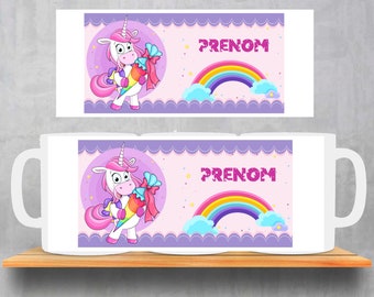 Licorne Prénom Personnalisé