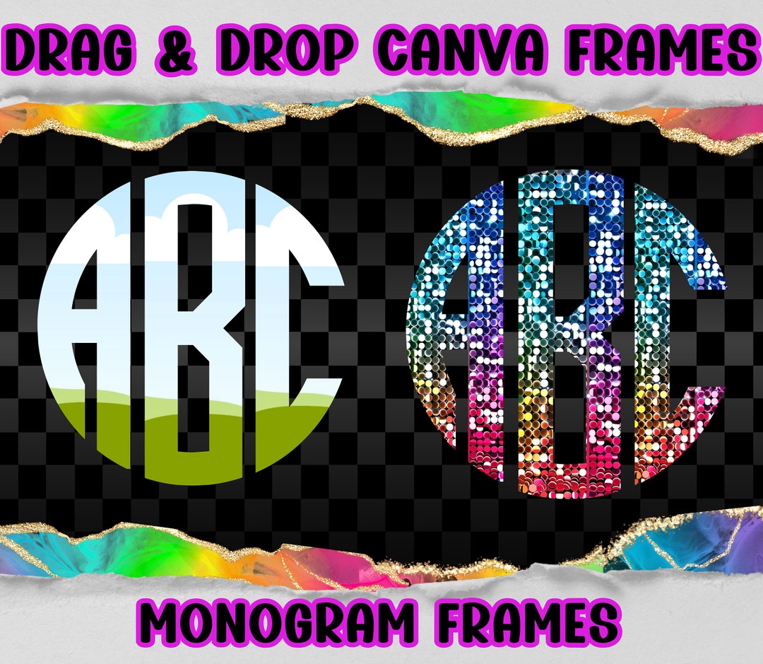 Canva Frame, Easy Drag and Drop Templete, DIY Canva Templete, Customize ...
