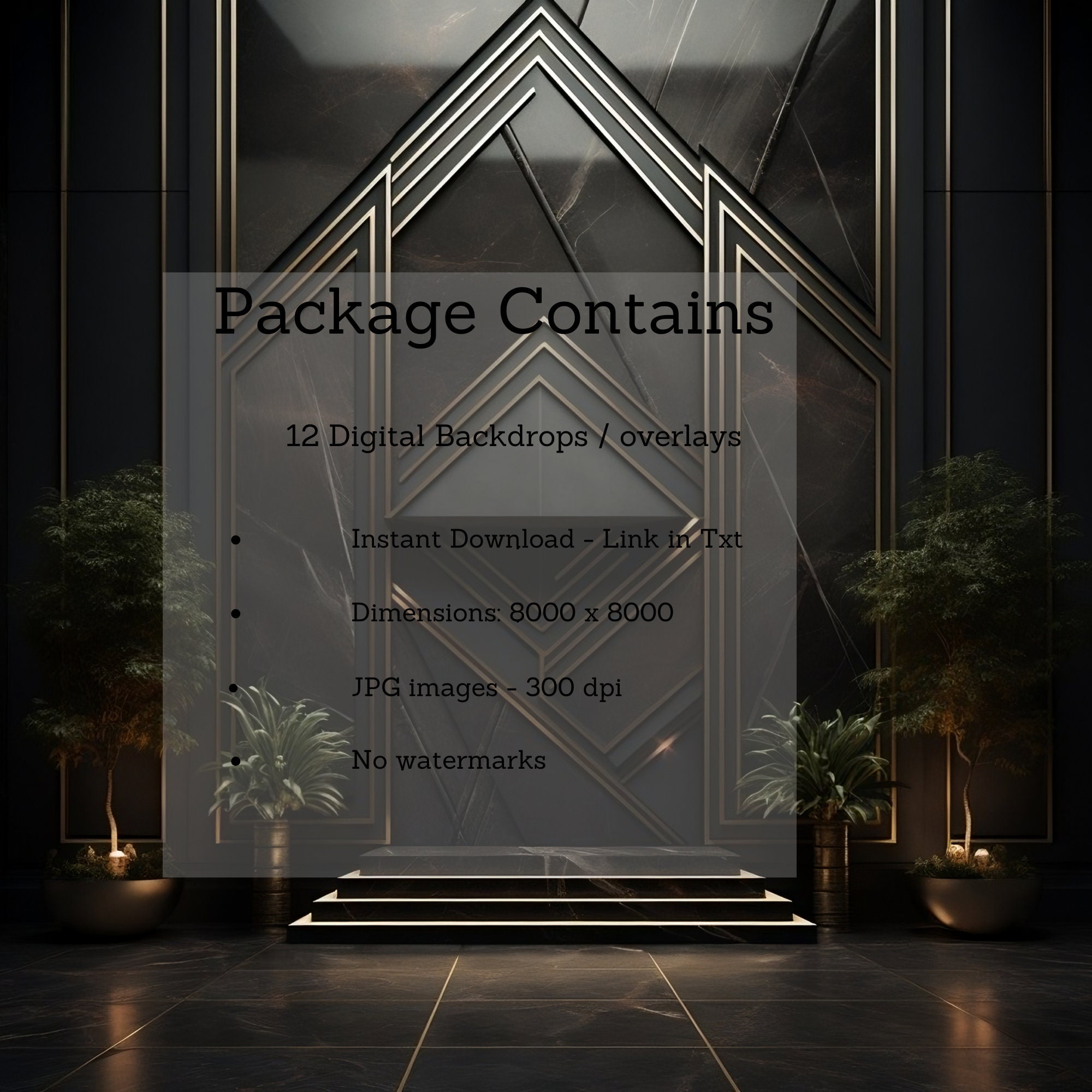 Black Panelled Wall Digital Backdrops, Maternity Digital Background ...